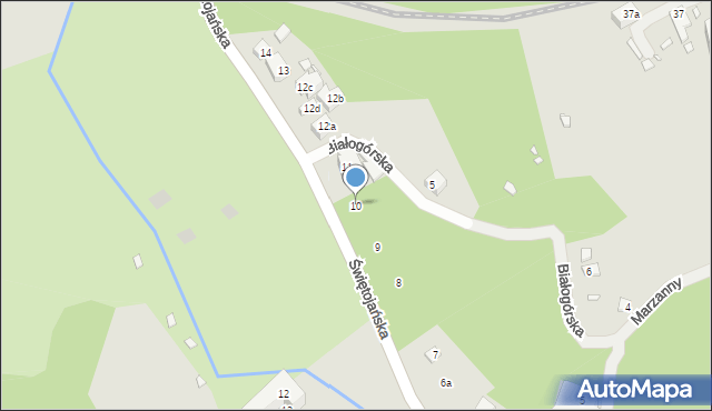 Szczecin, Świętojańska, 10, mapa Szczecina