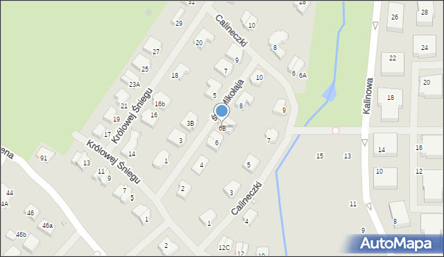 Szczecin, św. Mikołaja, 6B, mapa Szczecina