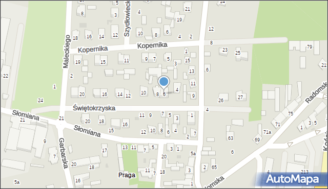 Szydłowiec, Świętokrzyska, 6, mapa Szydłowiec