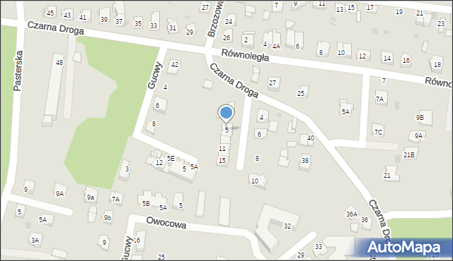 Tarnów, św. Brata Alberta, 5, mapa Tarnów