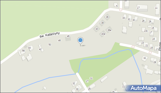 Tarnów, św. Katarzyny, 42a, mapa Tarnów