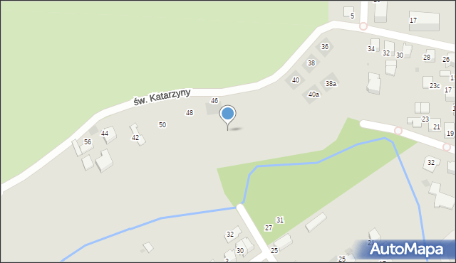 Tarnów, św. Katarzyny, 42b, mapa Tarnów
