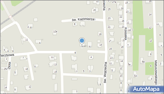 Tarnów, św. Kingi, 7, mapa Tarnów