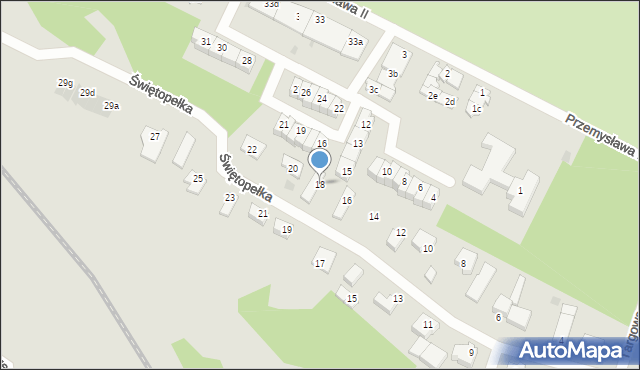 Tczew, Świętopełka, 18, mapa Tczew