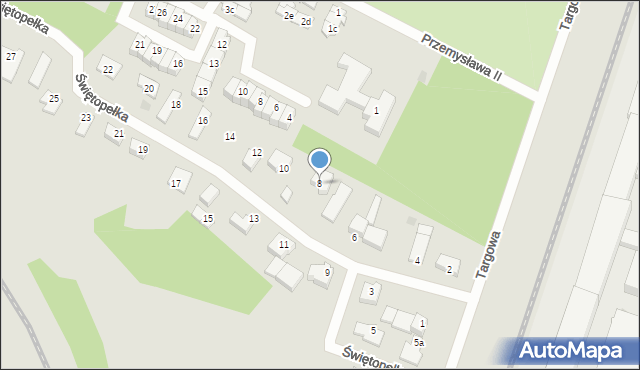 Tczew, Świętopełka, 8, mapa Tczew