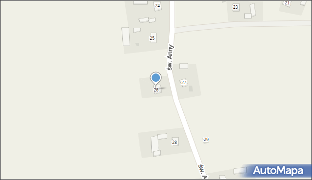 Telatyn, św. Anny, 26, mapa Telatyn
