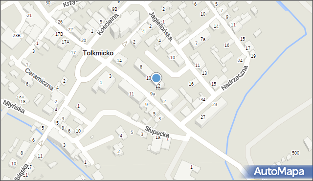 Tolkmicko, Świętojańska, 4, mapa Tolkmicko