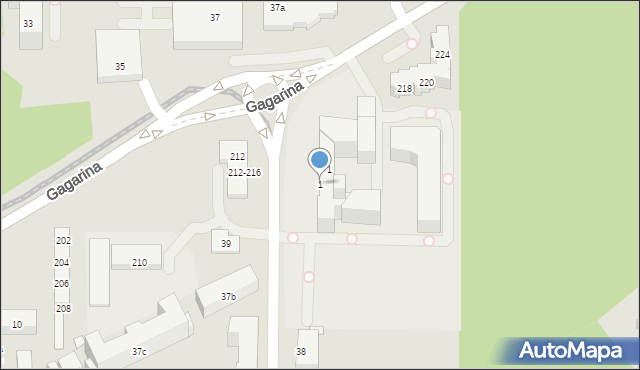 Toruń, św. Józefa, 1, mapa Torunia
