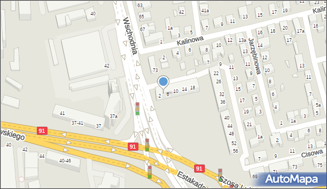 Toruń, Świerkowa, 4, mapa Torunia