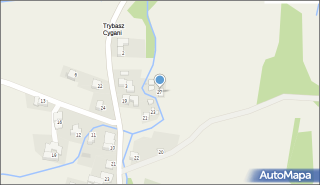 Trybsz, Świętej Trójcy, 27, mapa Trybsz