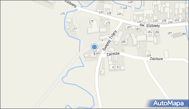 Trybsz, Świętej Trójcy, 6, mapa Trybsz