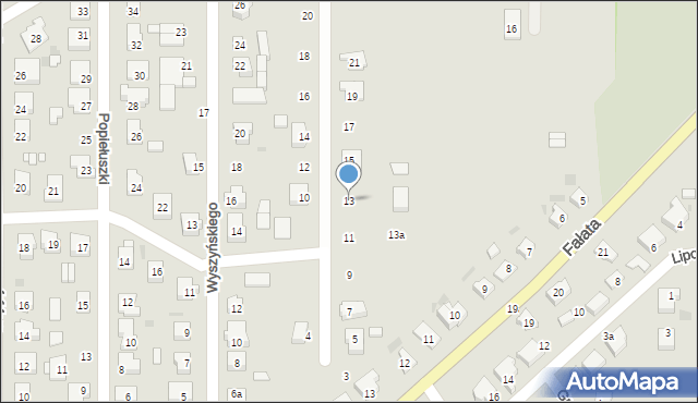Trzcianka, św. Wojciecha, 13, mapa Trzcianka