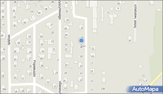Trzcianka, św. Wojciecha, 18, mapa Trzcianka