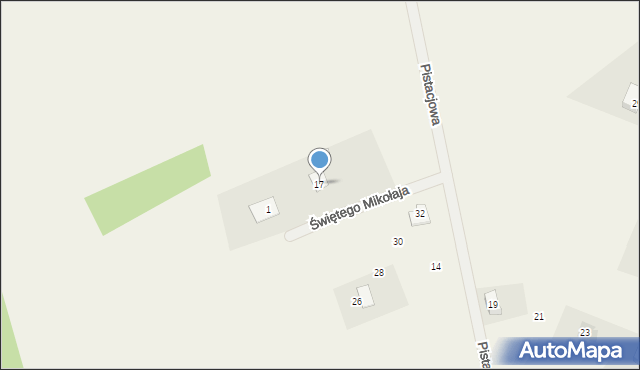 Trzebież, Świętego Mikołaja, 17, mapa Trzebież
