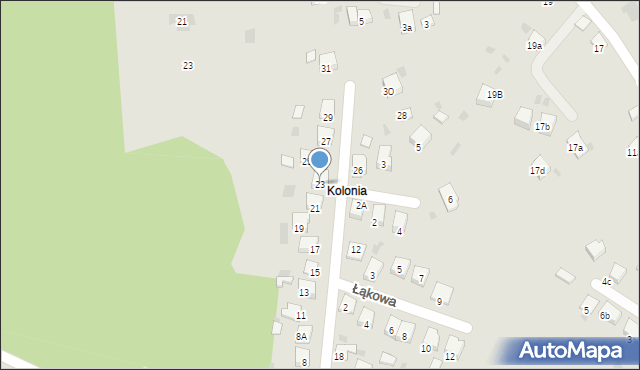 Trzebinia, Świerkowa, 23, mapa Trzebinia