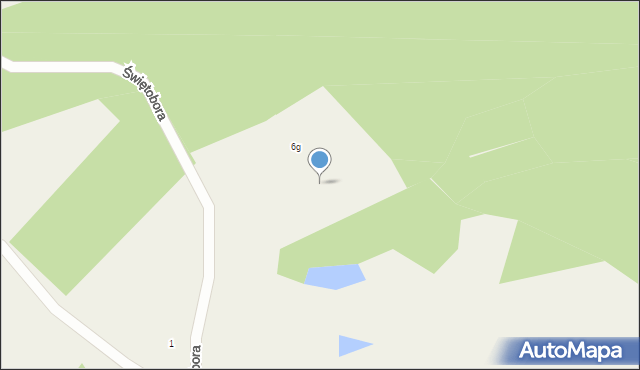Trzepowo, Świętobora, 6c, mapa Trzepowo