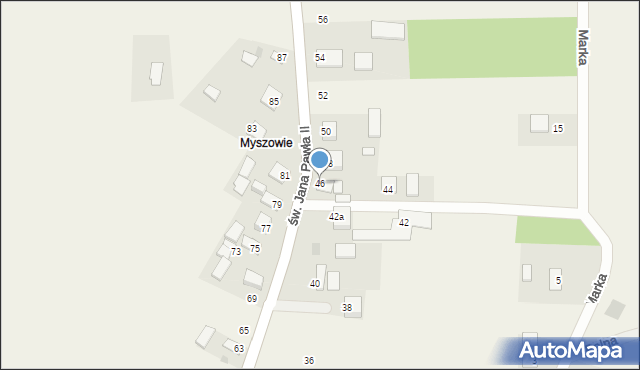 Turbia, św. Jana Pawła II, 46, mapa Turbia