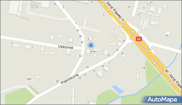 Tuszyn, Świętokrzyska, 17, mapa Tuszyn