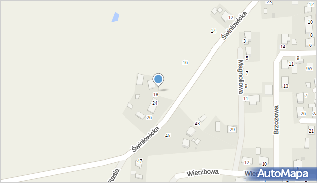 Tworóg, Świniowicka, 20, mapa Tworóg