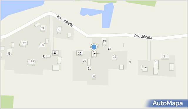 Udorpie, św. Józefa, 17, mapa Udorpie