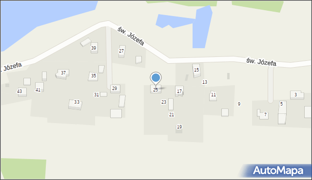 Udorpie, św. Józefa, 25, mapa Udorpie