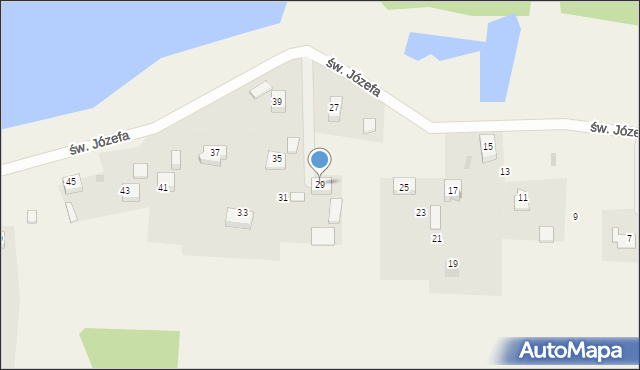 Udorpie, św. Józefa, 29, mapa Udorpie