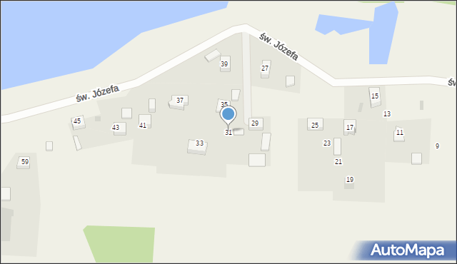 Udorpie, św. Józefa, 31, mapa Udorpie