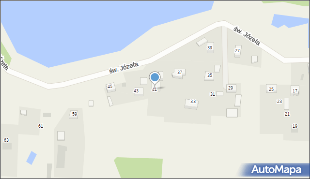 Udorpie, św. Józefa, 41, mapa Udorpie