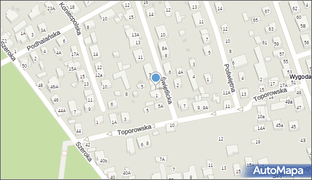 Warszawa, Świetlicka, 3, mapa Warszawy