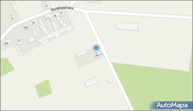 Wąsosz, Świętojańska, 14a, mapa Wąsosz