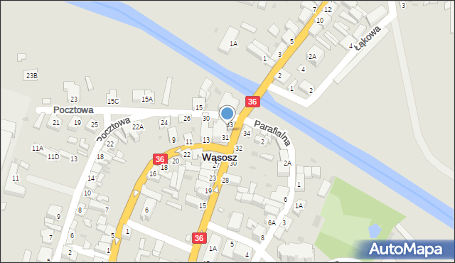 Wąsosz, św. Jana Pawła II, 31A, mapa Wąsosz