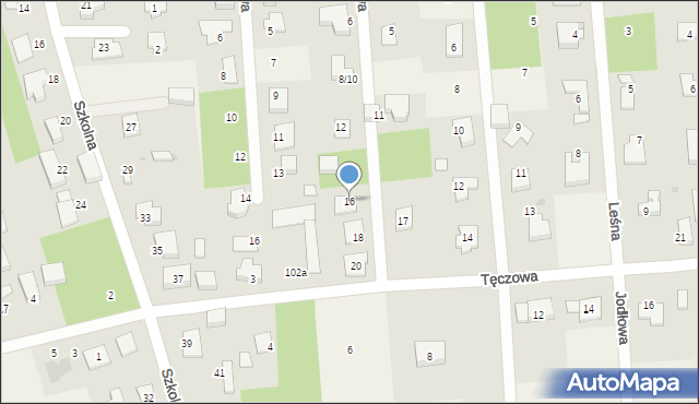 Wierzchowisko, Świerkowa, 16, mapa Wierzchowisko