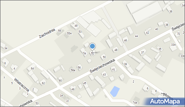 Wilkowice, Święciechowska, 52, mapa Wilkowice