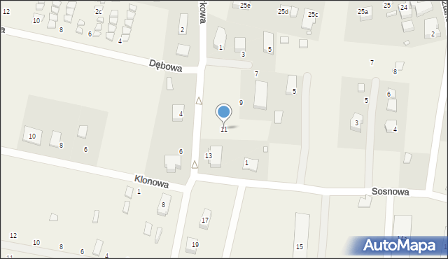 Wisełka, Świerkowa, 11, mapa Wisełka