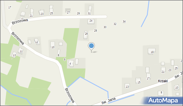 Wrocanka, św. Jana, 9, mapa Wrocanka