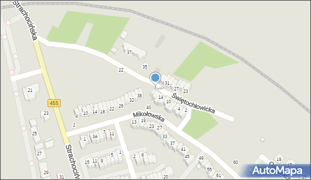 Wrocław, Świętochłowicka, 20, mapa Wrocławia