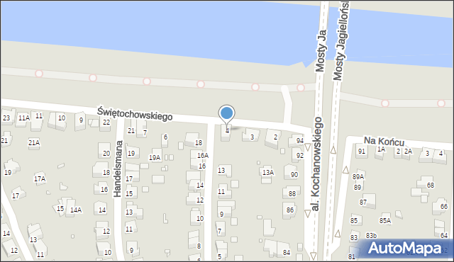 Wrocław, Świętochowskiego Aleksandra, 4, mapa Wrocławia