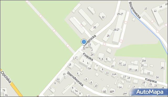 Wrocław, Świątnicka, 21, mapa Wrocławia