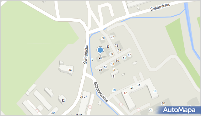 Wrocław, Świątnicka, 41, mapa Wrocławia