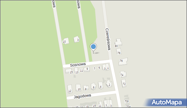 Wschowa, Świerkowa, 2, mapa Wschowa