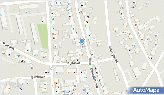 Wyszków, Świętojańska, 5, mapa Wyszków