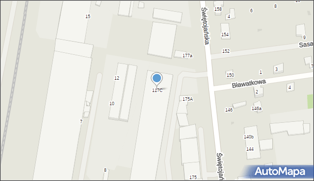 Wyszków, Świętojańska, 117C, mapa Wyszków