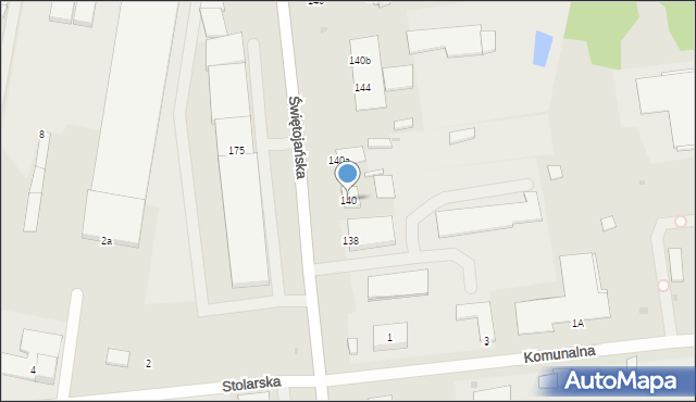 Wyszków, Świętojańska, 140, mapa Wyszków