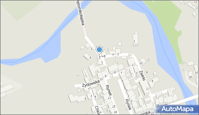 Zbąszyń, Świętomikołajska, 2, mapa Zbąszyń