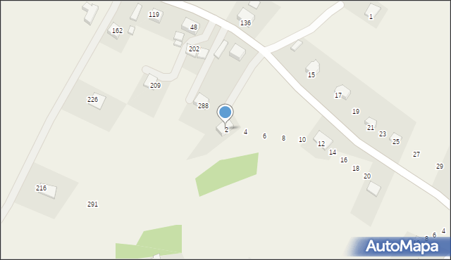 Żeleźnikowa Wielka, św. Jana Pawła II, 2, mapa Żeleźnikowa Wielka