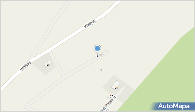 Zgorzałe, św. Jana Pawła II, 4, mapa Zgorzałe