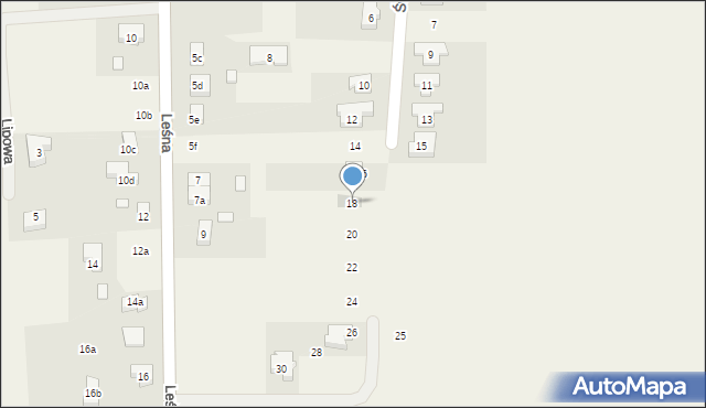 Zielątkowo, Świerkowa, 18, mapa Zielątkowo