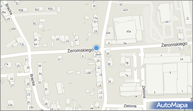 Żywiec, Świętokrzyska, 27, mapa Żywiec