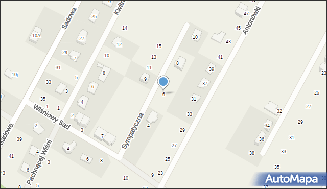 Baszkówka, Sympatyczna, 6, mapa Baszkówka