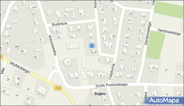 Bojano, Sychty Bernarda, ks. dr., 1, mapa Bojano